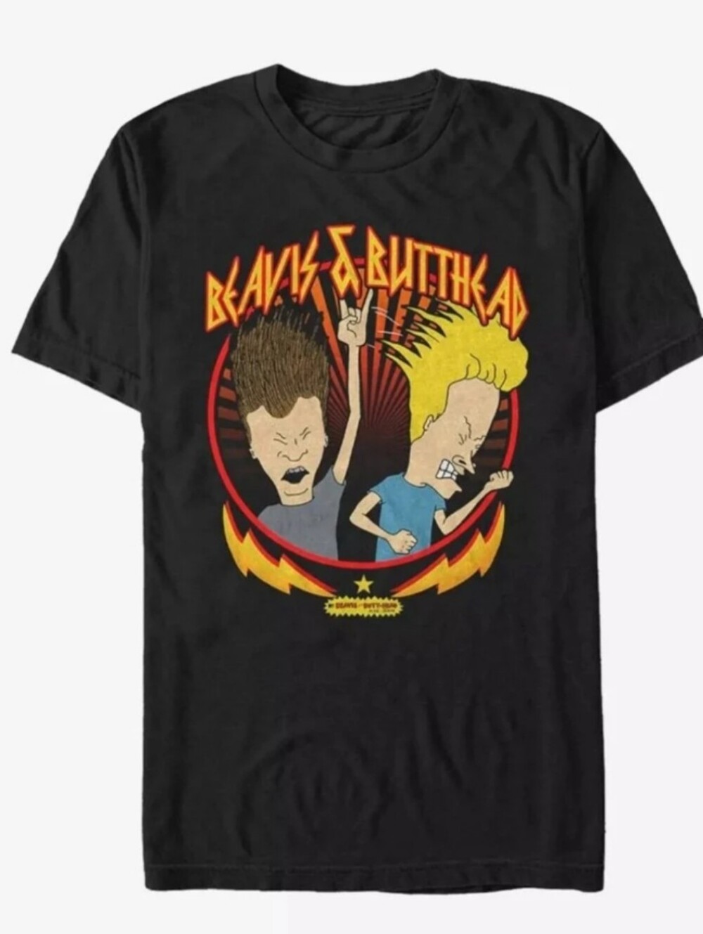 Beavis And Butthead Rock Heads T-Shirt.